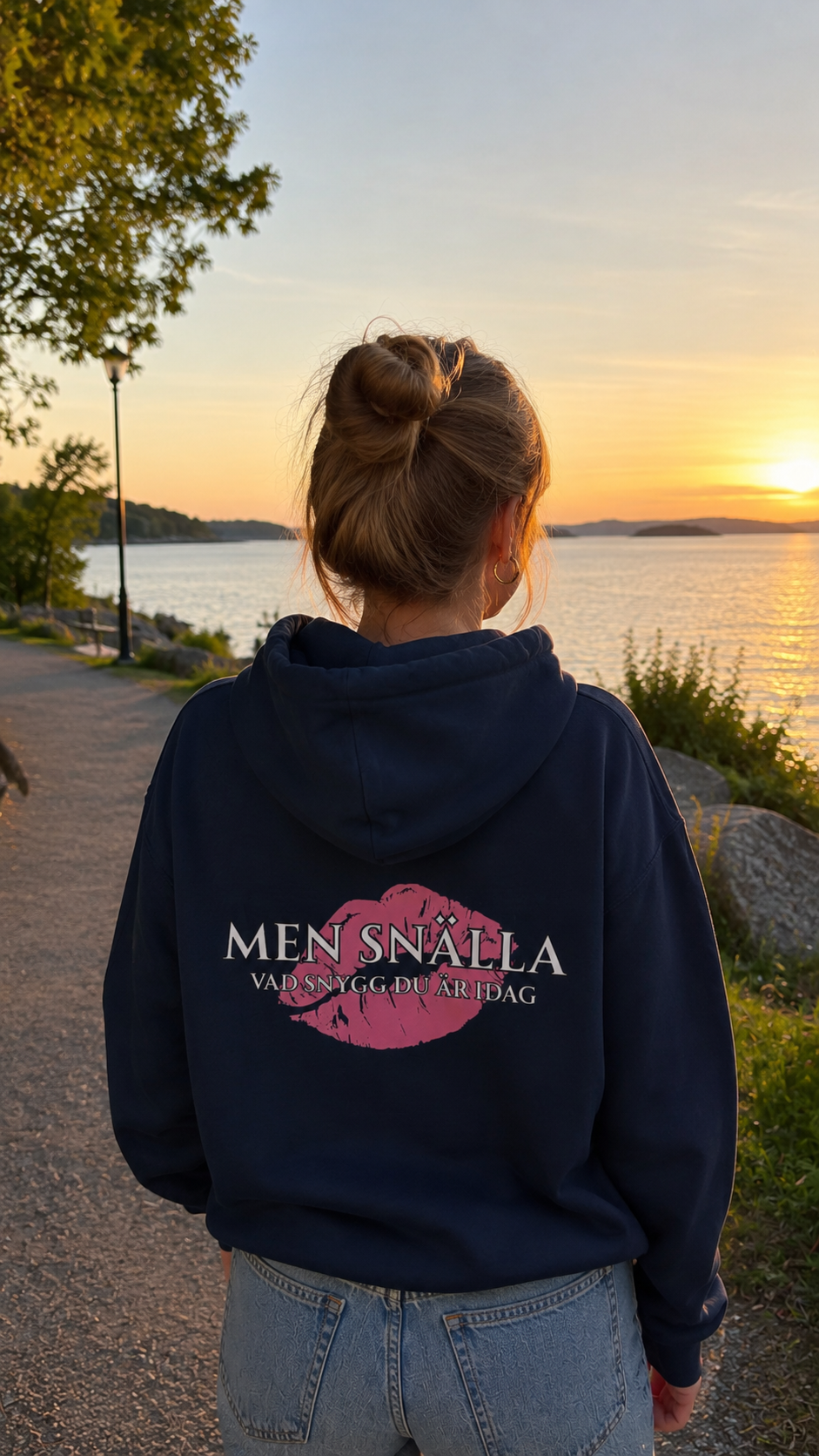 Hoodie unisex - Men snälla, vad snygg du är idag