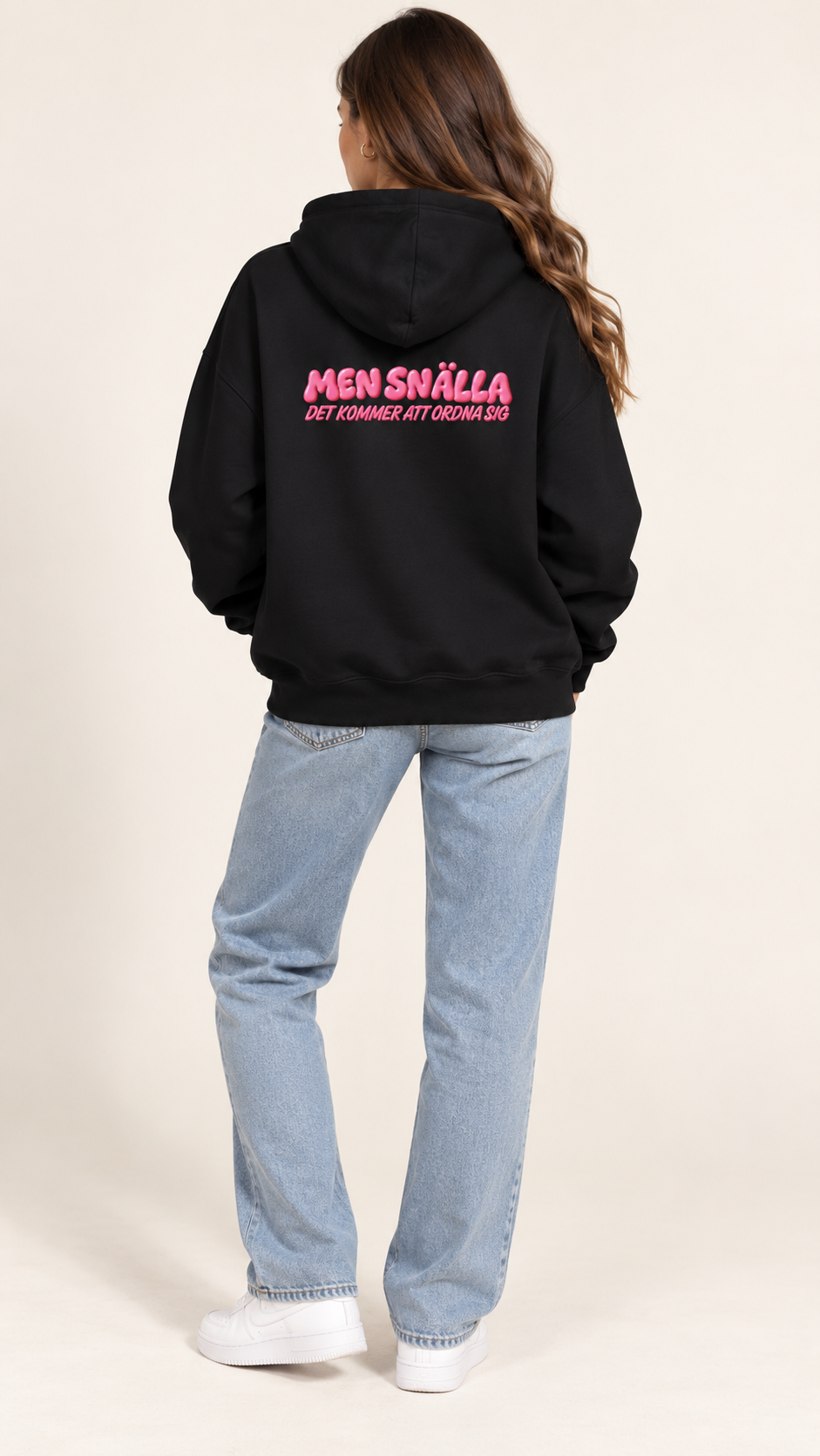 Hoodie dam ”Men snälla det kommer att ordna sig”