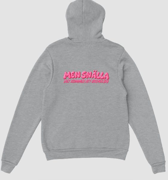Hoodie dam ”Men snälla det kommer att ordna sig”